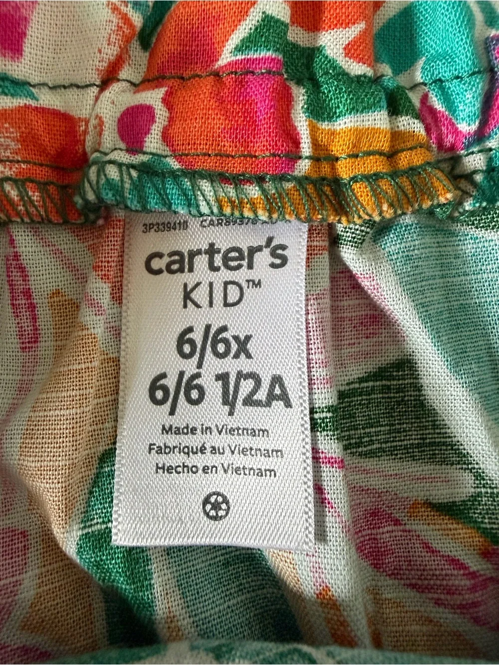 Carter’s Floral Summer Dress Size 6 NWOT